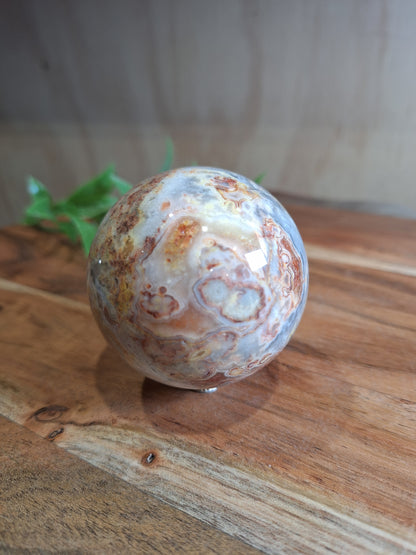 CRAZY LACE AGATE SPHERE