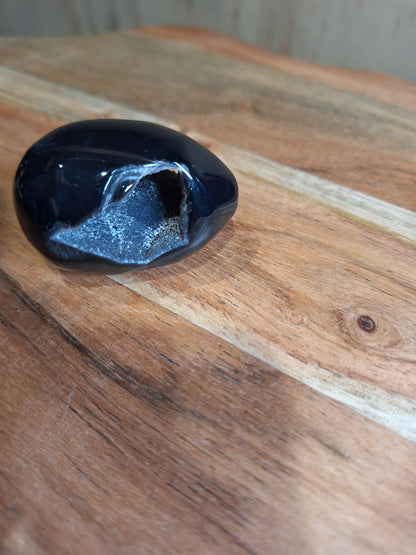BLACK AGATE EGGS
