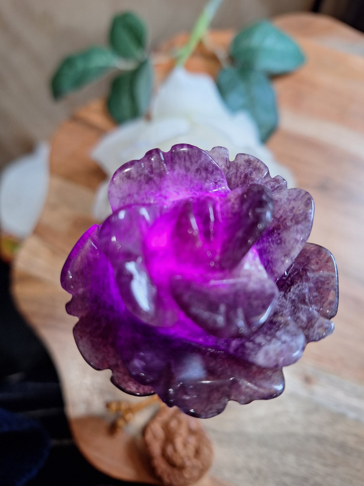 PURPLE FLUORITE ROSES