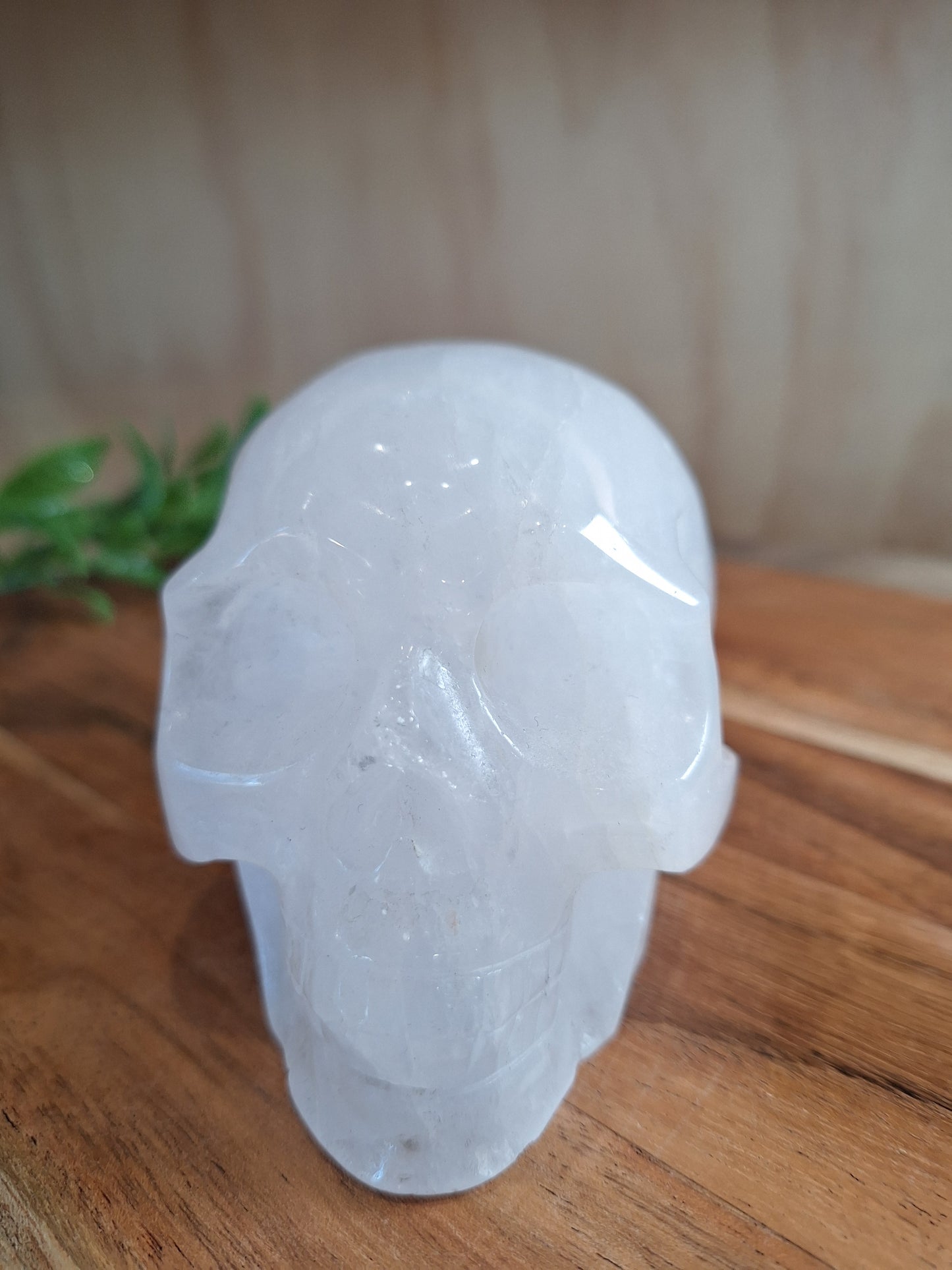 CLEAR QUARTZ SKULL