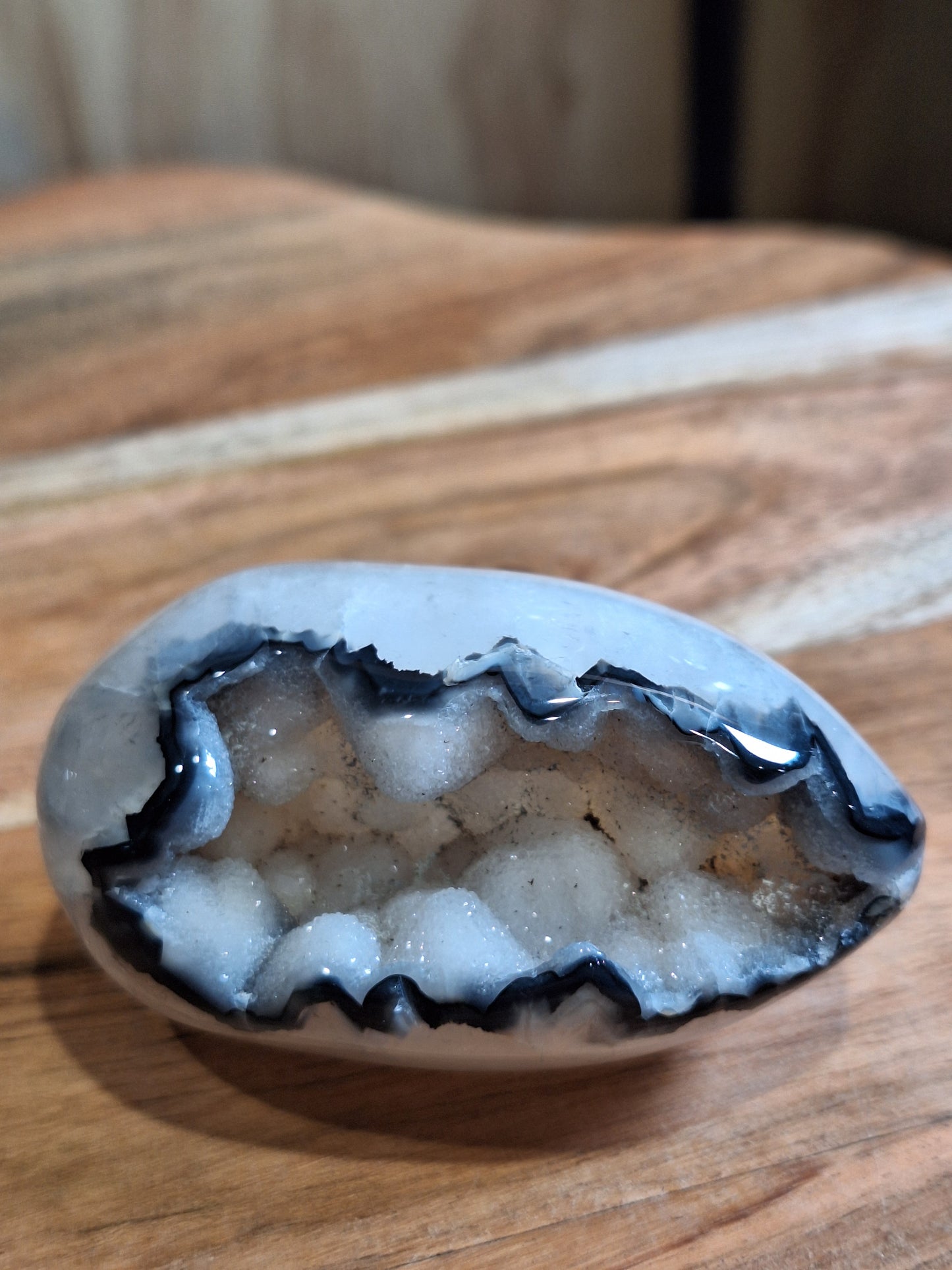 BLACK AGATE EGGS