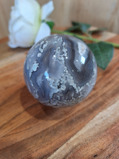 MOSS AGATE SPHERES