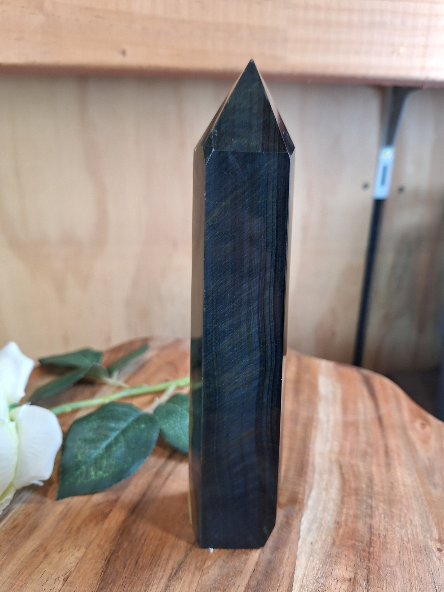 BLUE TIGERS EYE TOWERS