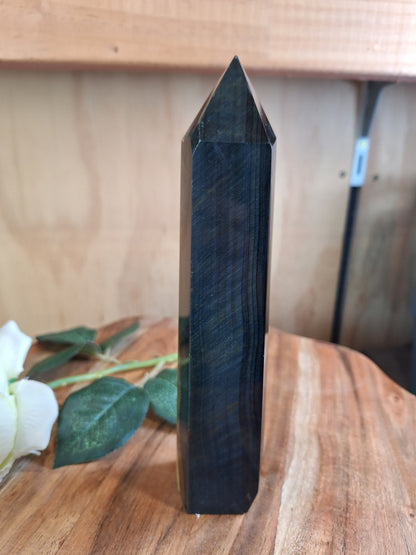 BLUE TIGERS EYE TOWERS