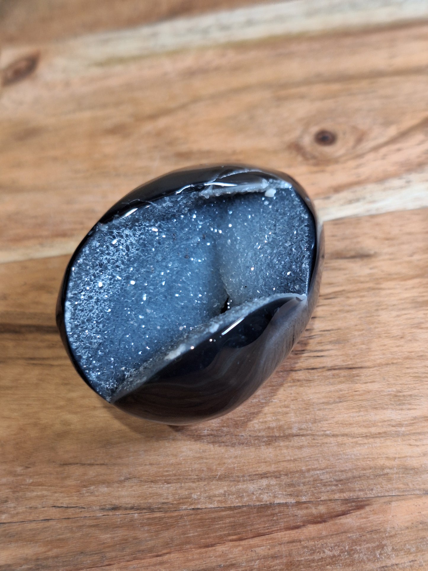BLACK AGATE EGGS