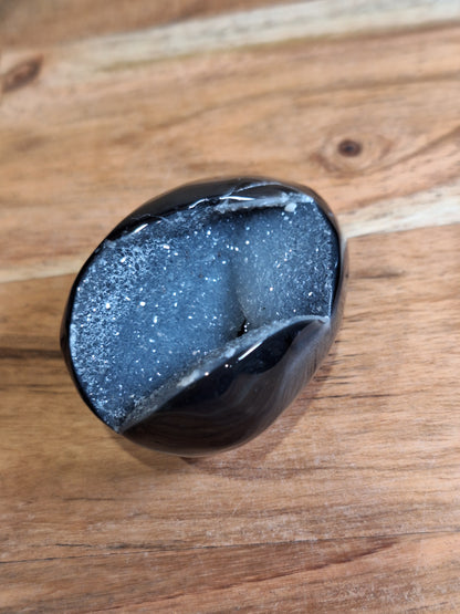 BLACK AGATE EGGS