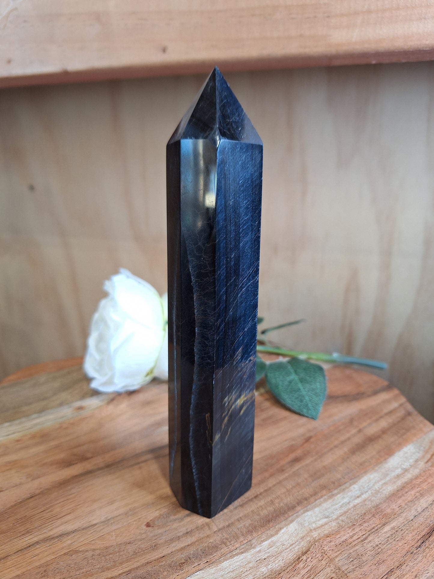 BLUE TIGERS EYE TOWERS