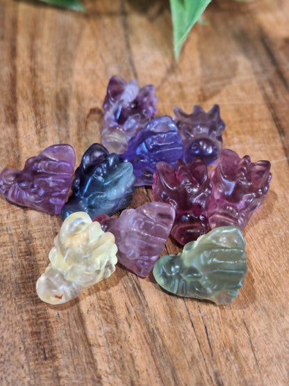 FLUORITE MINI CARVINGS