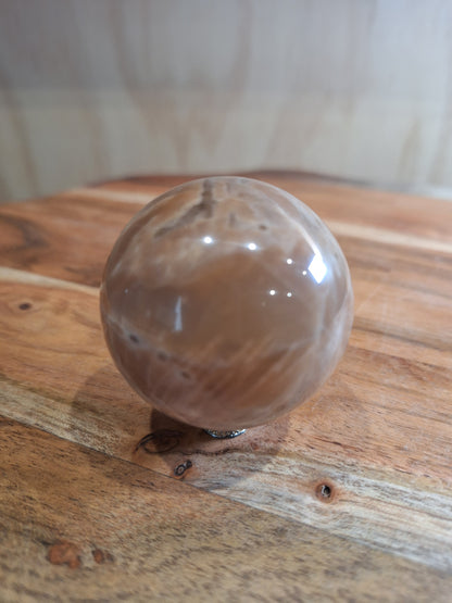 PEACH MOONSTONE SPHERES