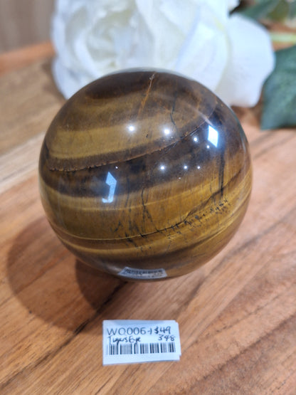 TIGERS EYE SPHERES (MEDIUM)