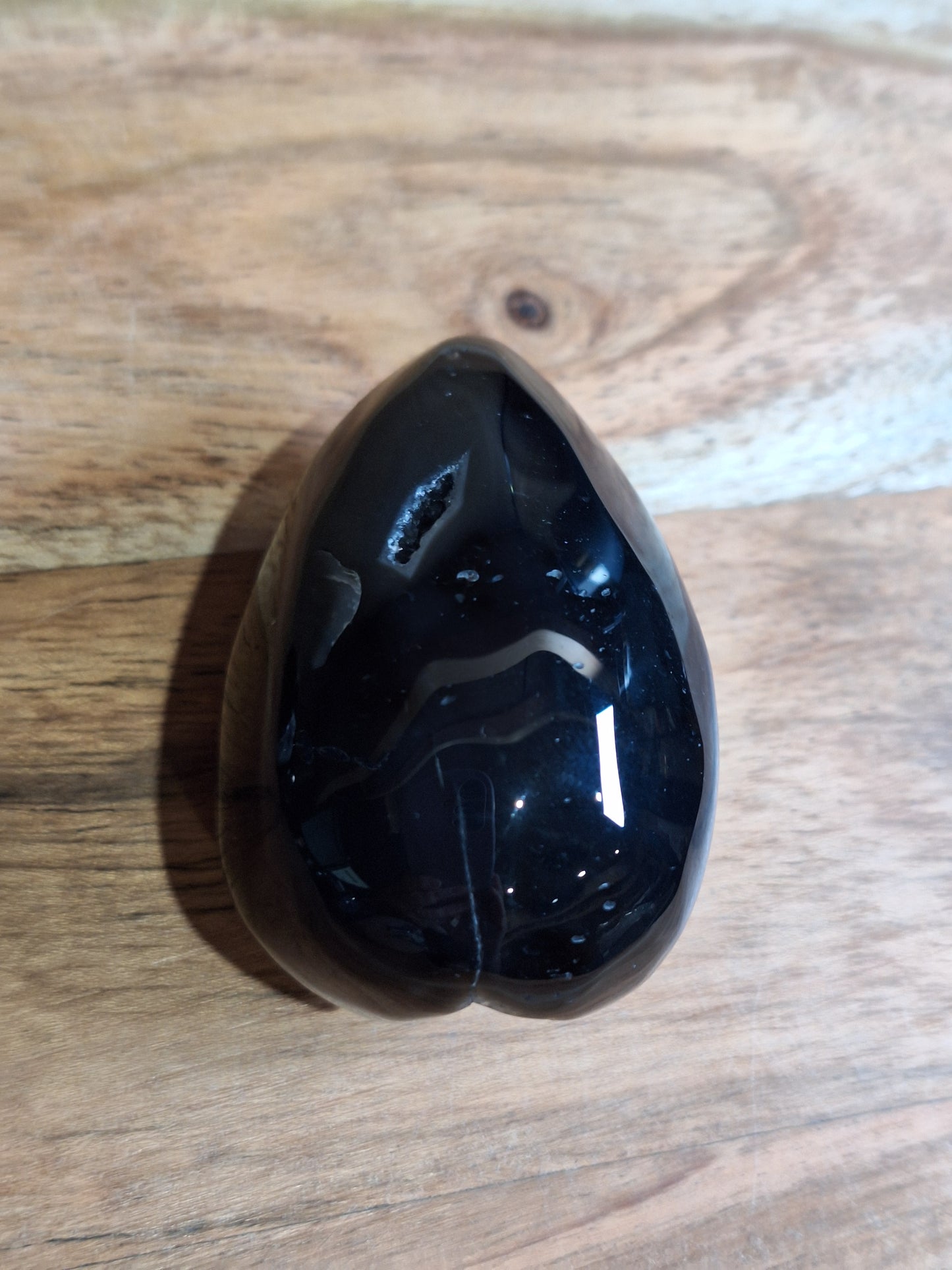 BLACK AGATE EGGS