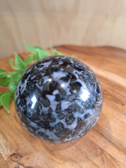 INDIGO GABBRO (MYSTIC MERLINITE) SPHERE
