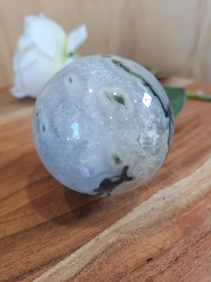 MOSS AGATE SPHERES