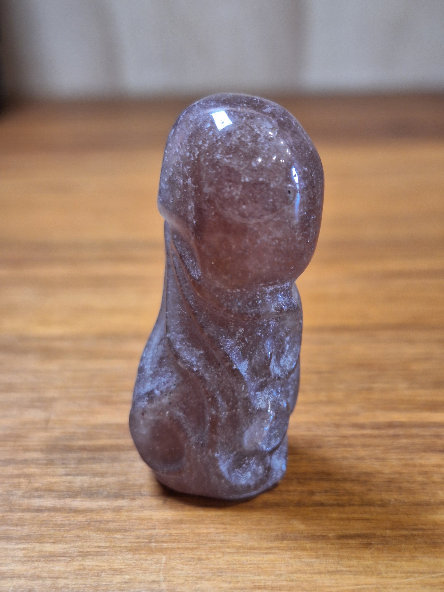 STRAWBERRY QUARTZ CARVINGS & ANIMALS