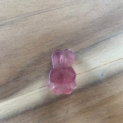 STRAWBERRY QUARTZ CARVINGS & ANIMALS
