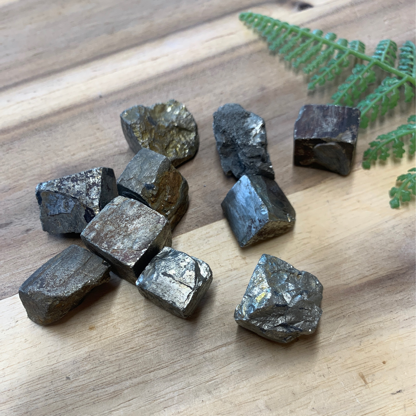 PYRITE TUMBLES (SQUARE) MEDIUM
