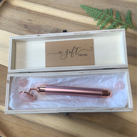 ROSE QUARTZ ELECTRIC FACE ROLLER PACK