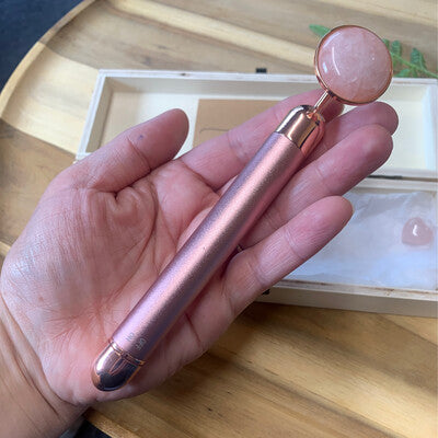 ROSE QUARTZ ELECTRIC FACE ROLLER PACK