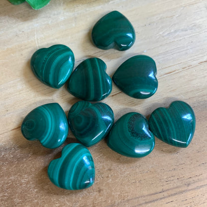 MALACHITE MINI HEARTS