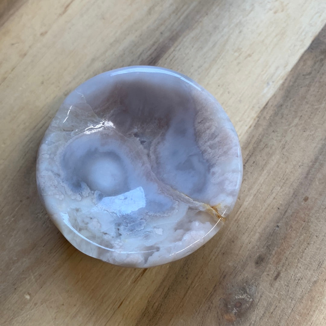 FLOWER AGATE BOWLS