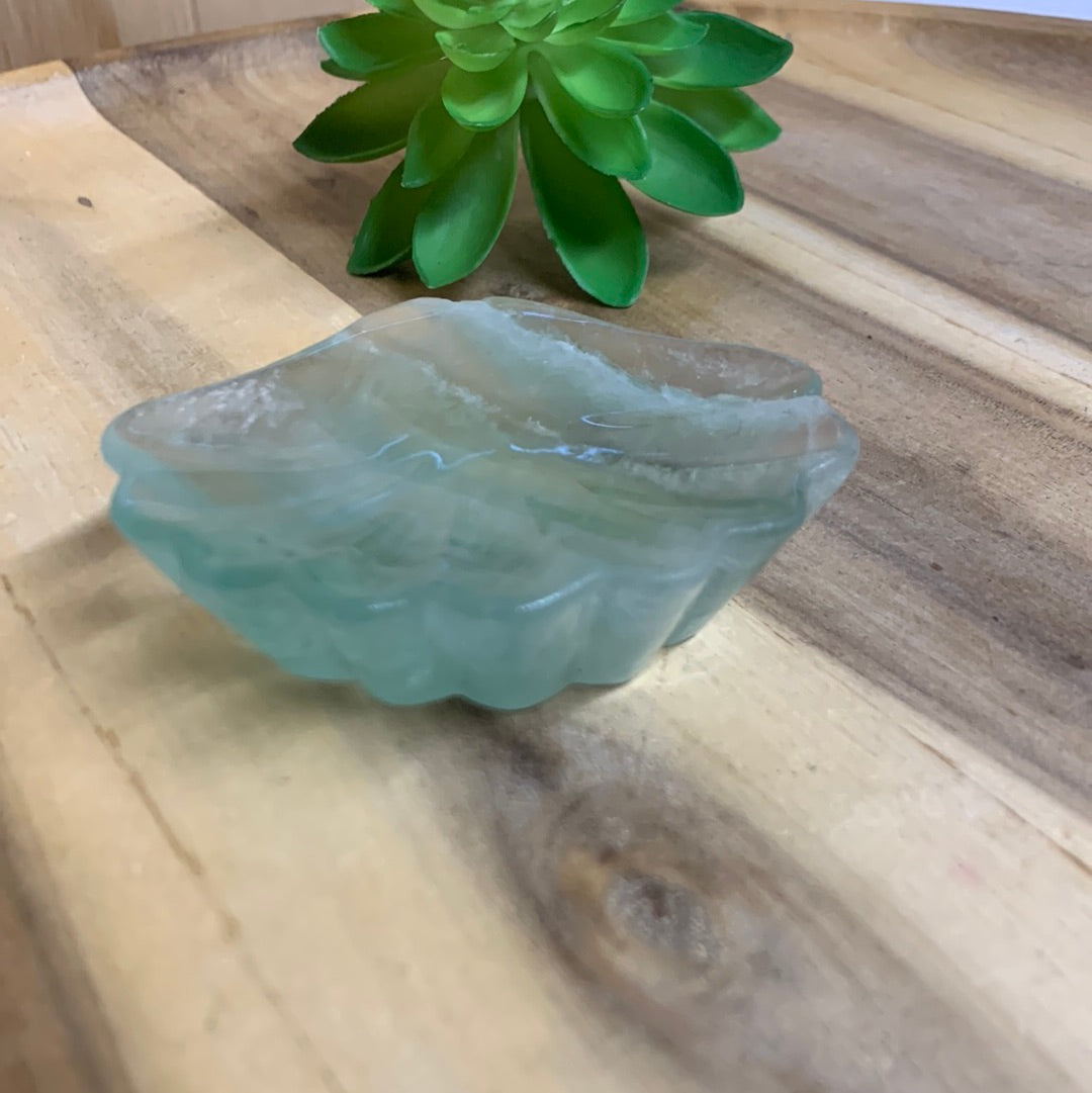 FLUORITE SHELL BOWLS