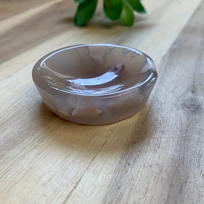 FLOWER AGATE BOWLS