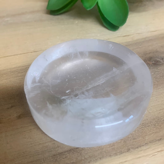 CLEAR QUARTZ BOWL