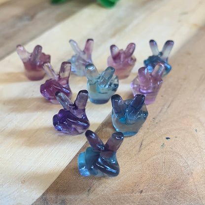 FLUORITE MINI CARVINGS