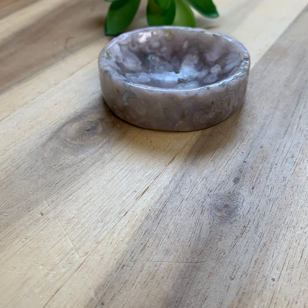 FLOWER AGATE BOWLS