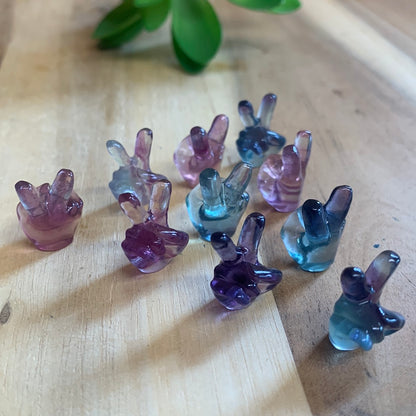 FLUORITE MINI CARVINGS