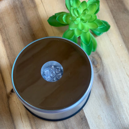 MIRRORED ROTATING LED LIGHT