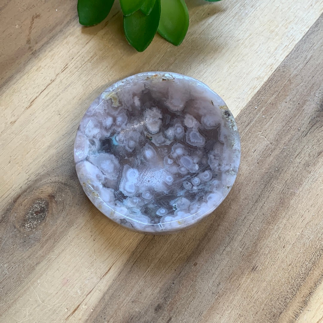 FLOWER AGATE BOWLS