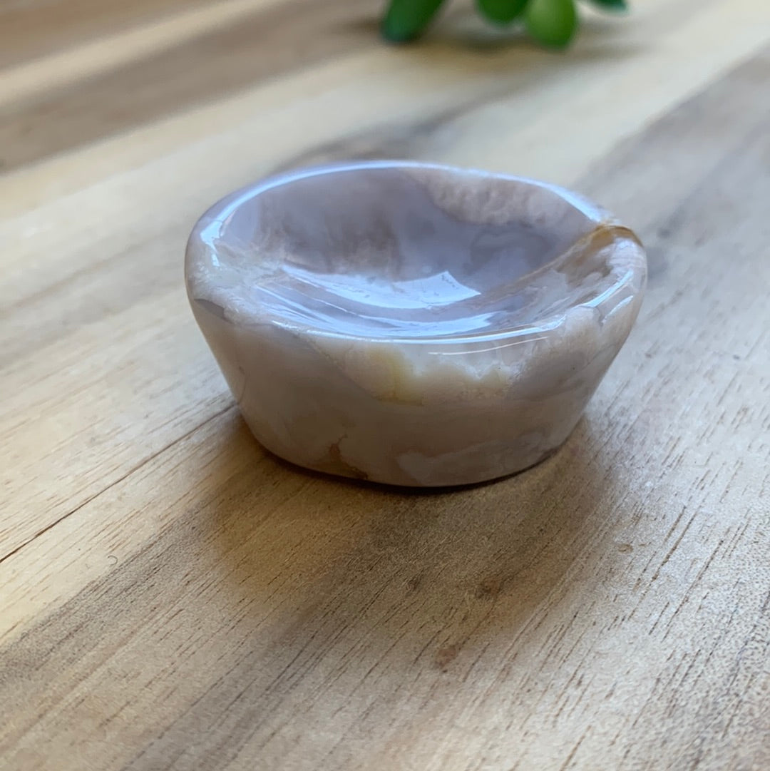 FLOWER AGATE BOWLS