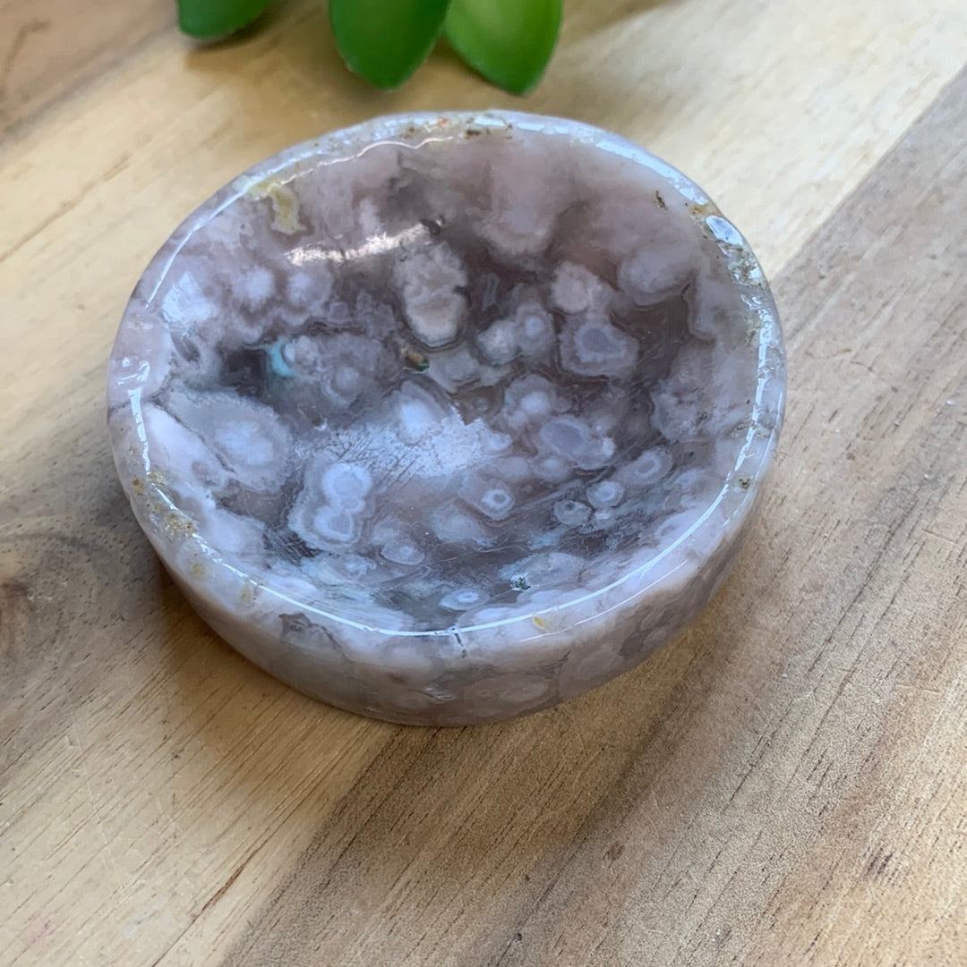 FLOWER AGATE BOWLS