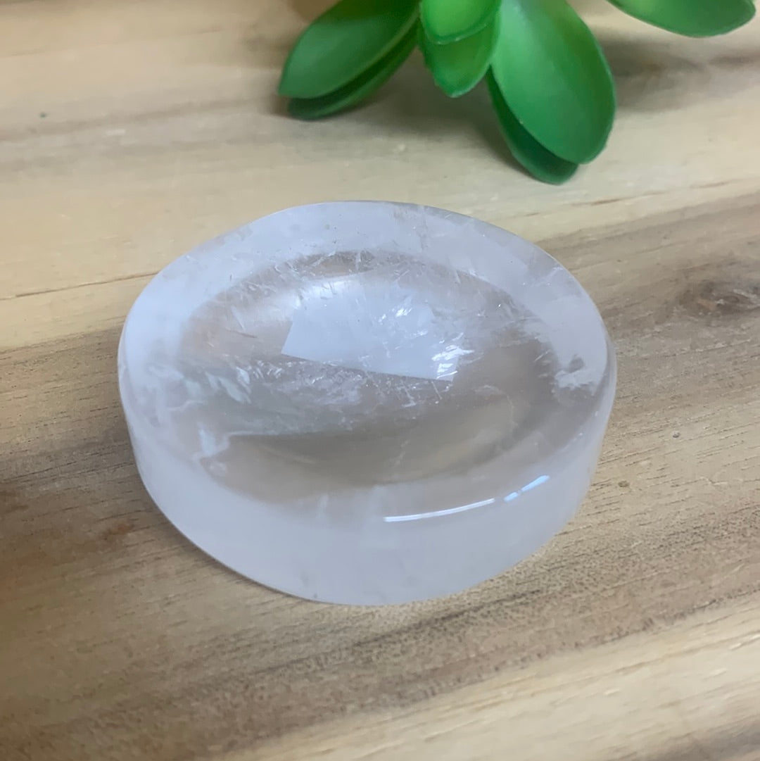 CLEAR QUARTZ BOWL