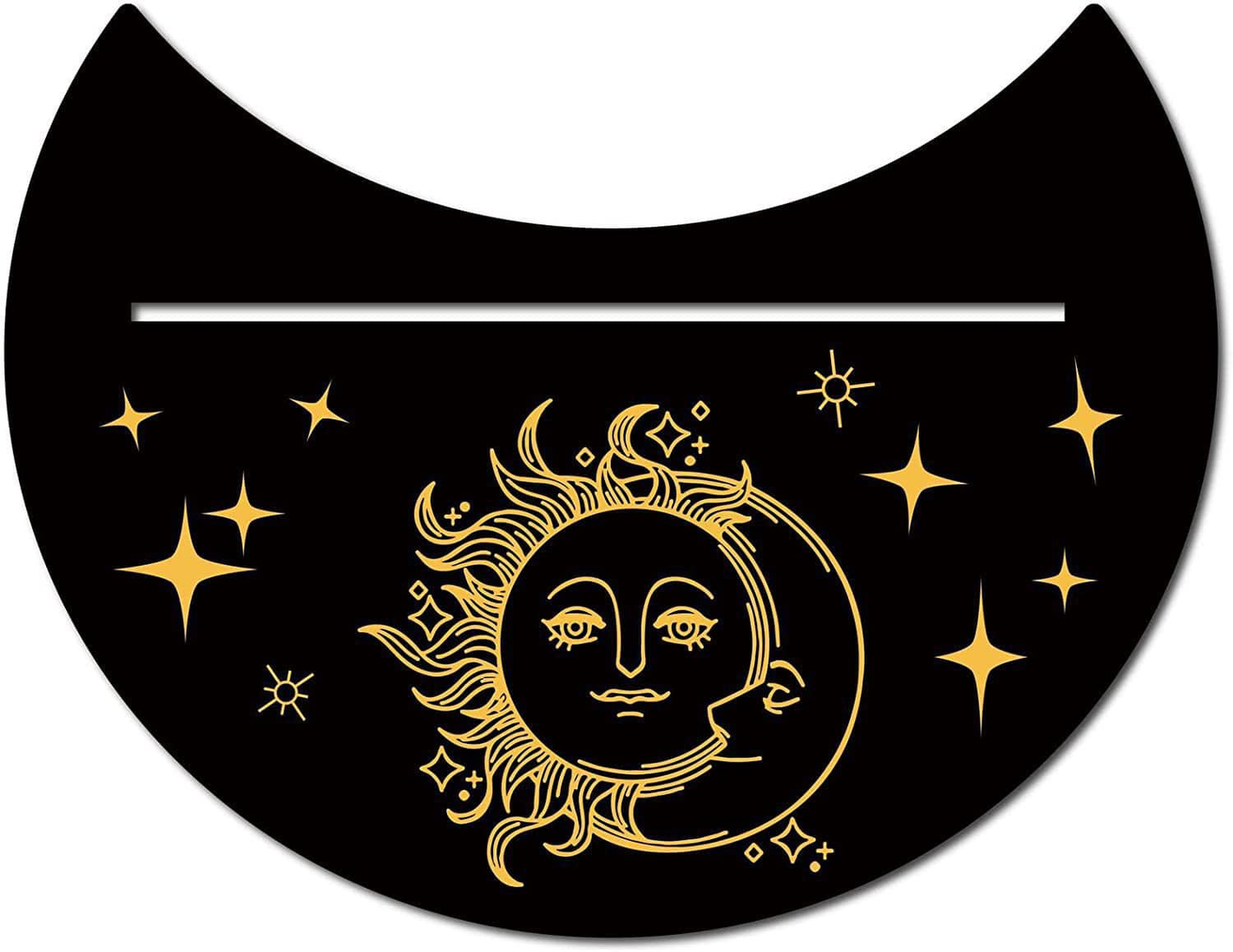 MOON SHAPE TAROT CARD HOLDER